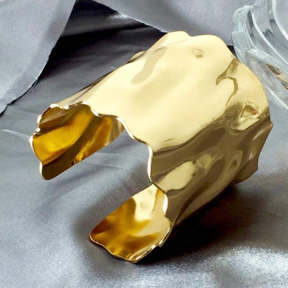Gold Statement Cuff Bracelet